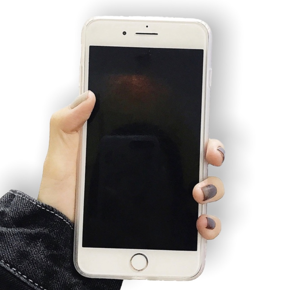 LAST 1! NEW iPhone 7/8 Clear Floral Soft TPU Case - Picture 2 of 2